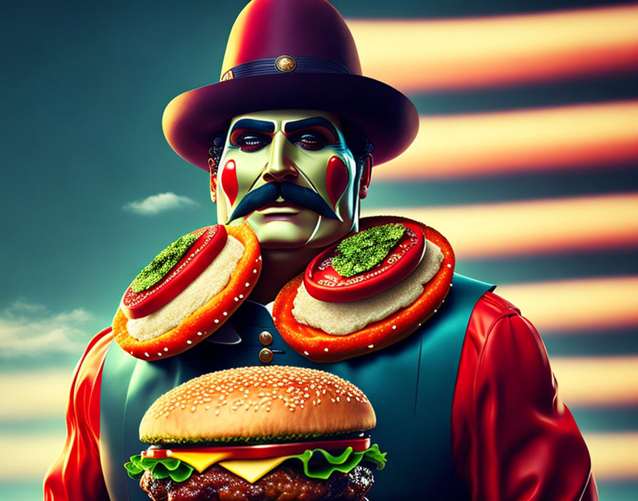 Burger clown 