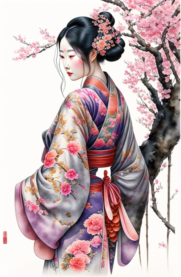 Japanese style woman 