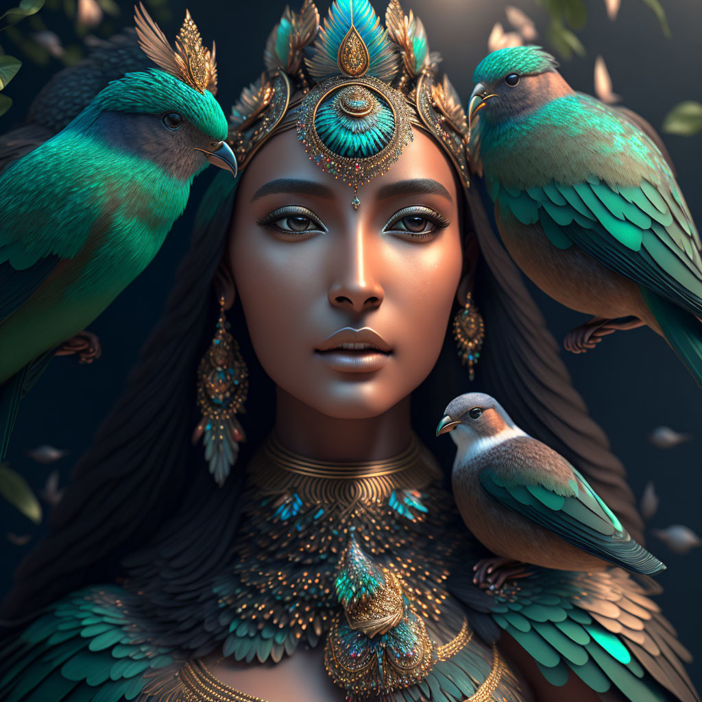 Goddess of birds 