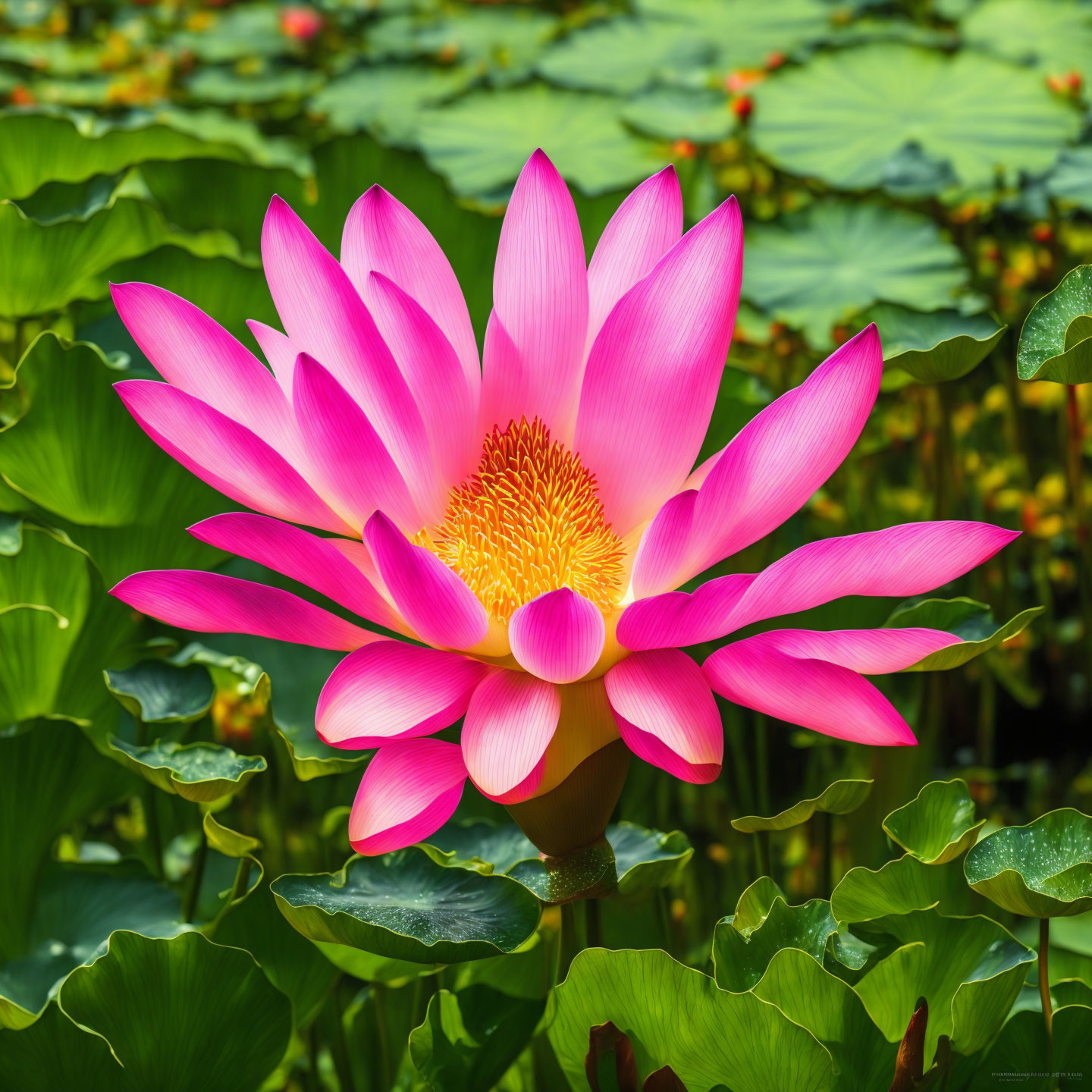 Fantastic lotus flower