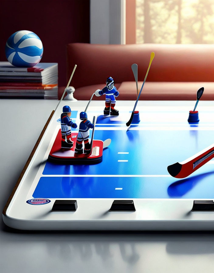 Table Hockey painting game