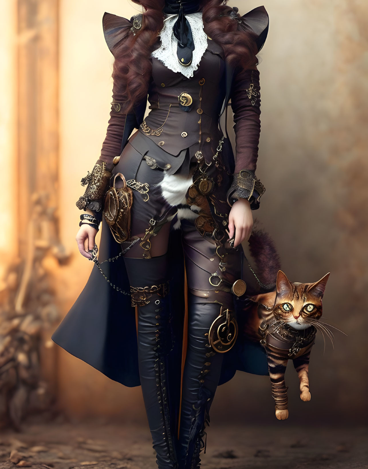 Steampunk Kitty&Girl