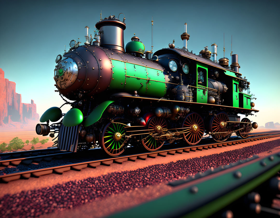 Steampunk Locomotive