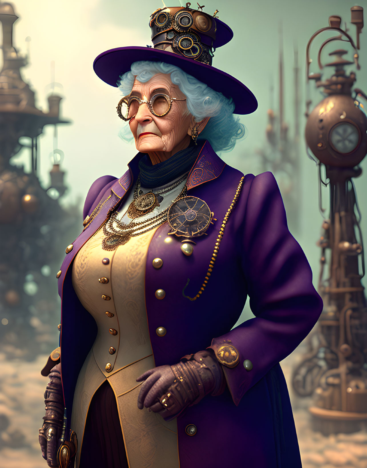 Steampunk Grandma