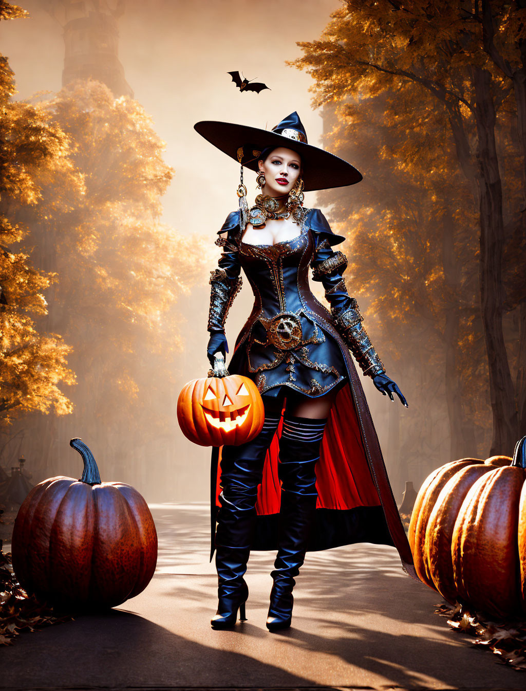 Steampunk Girl Halloween real
