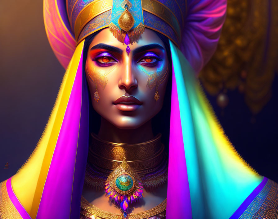 Persian Priestess Portrait