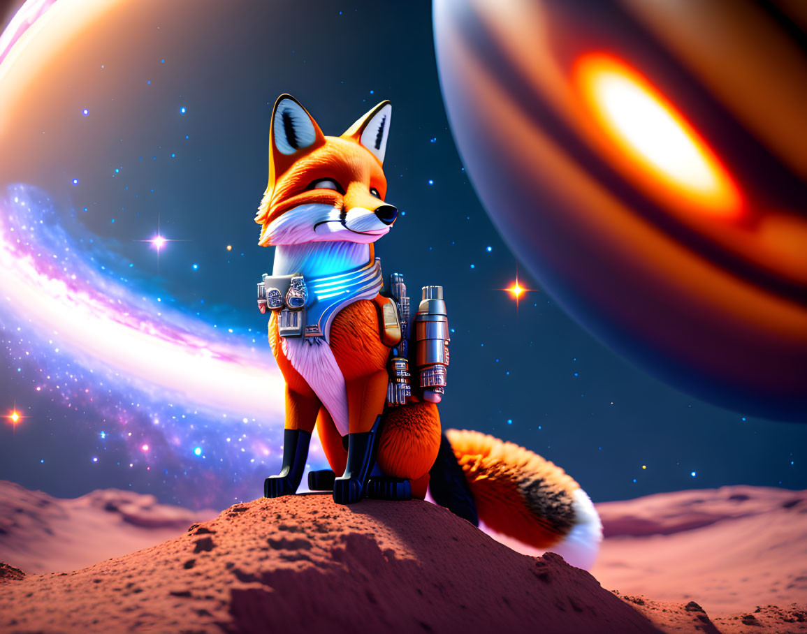 Fox in space 