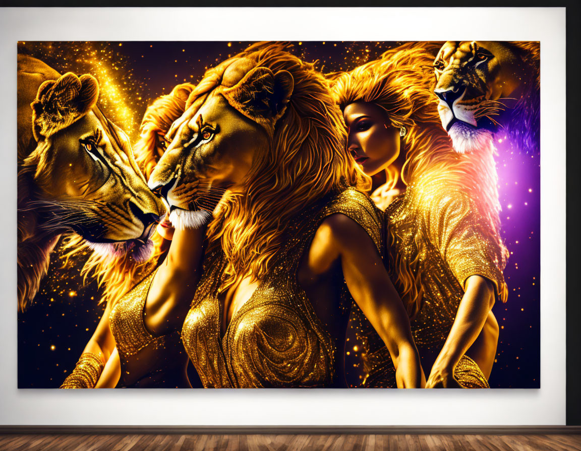Golden lioness 