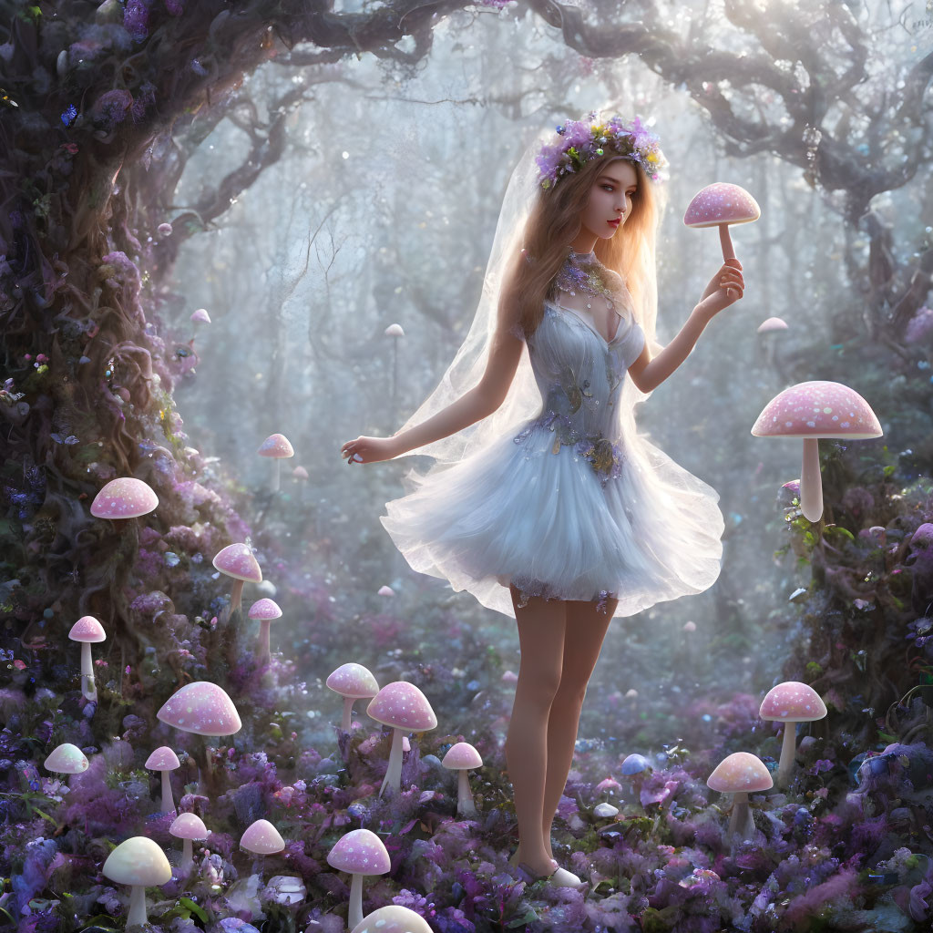 Fairy Mushroom Forest