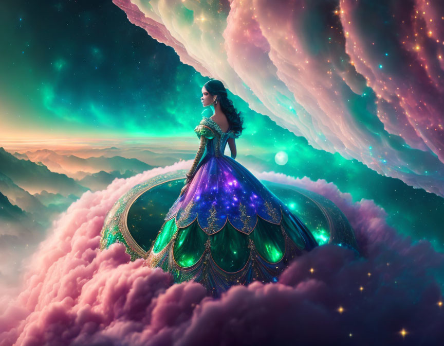 Alice in a cosmic cloud