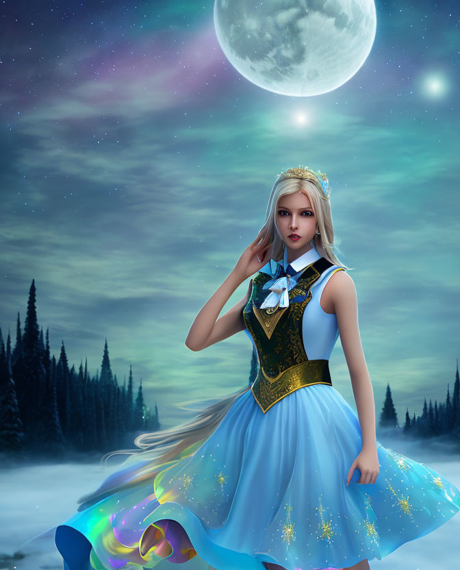 Alice under the nordic moon