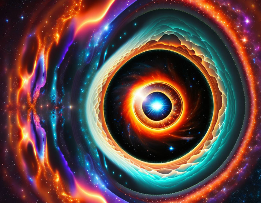 The eye of time in the infinite space