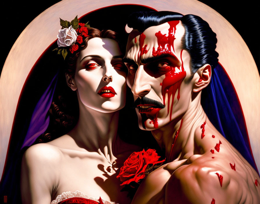 Dracula and vampress 