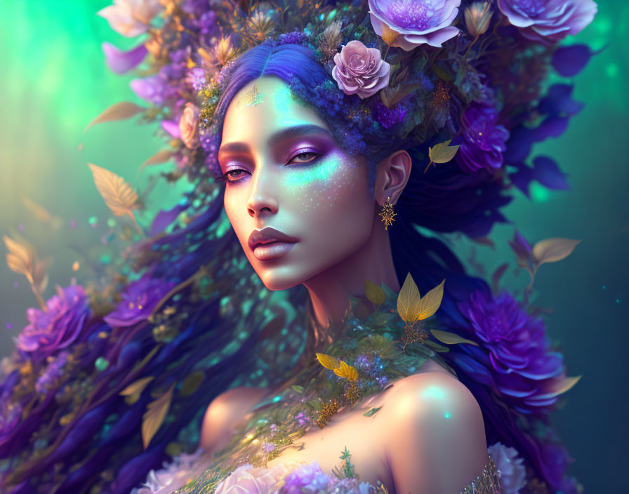 The flower goddess