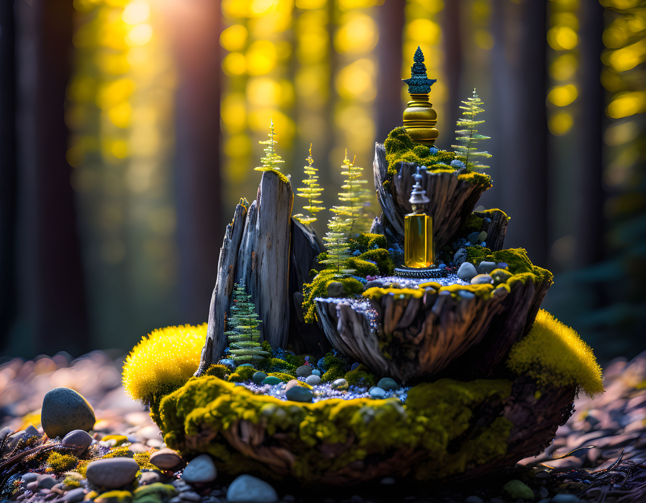 A little shrine in the forest