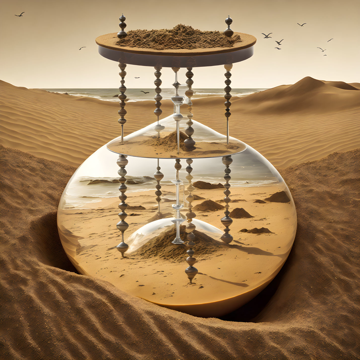 The Surreal Sand Clock