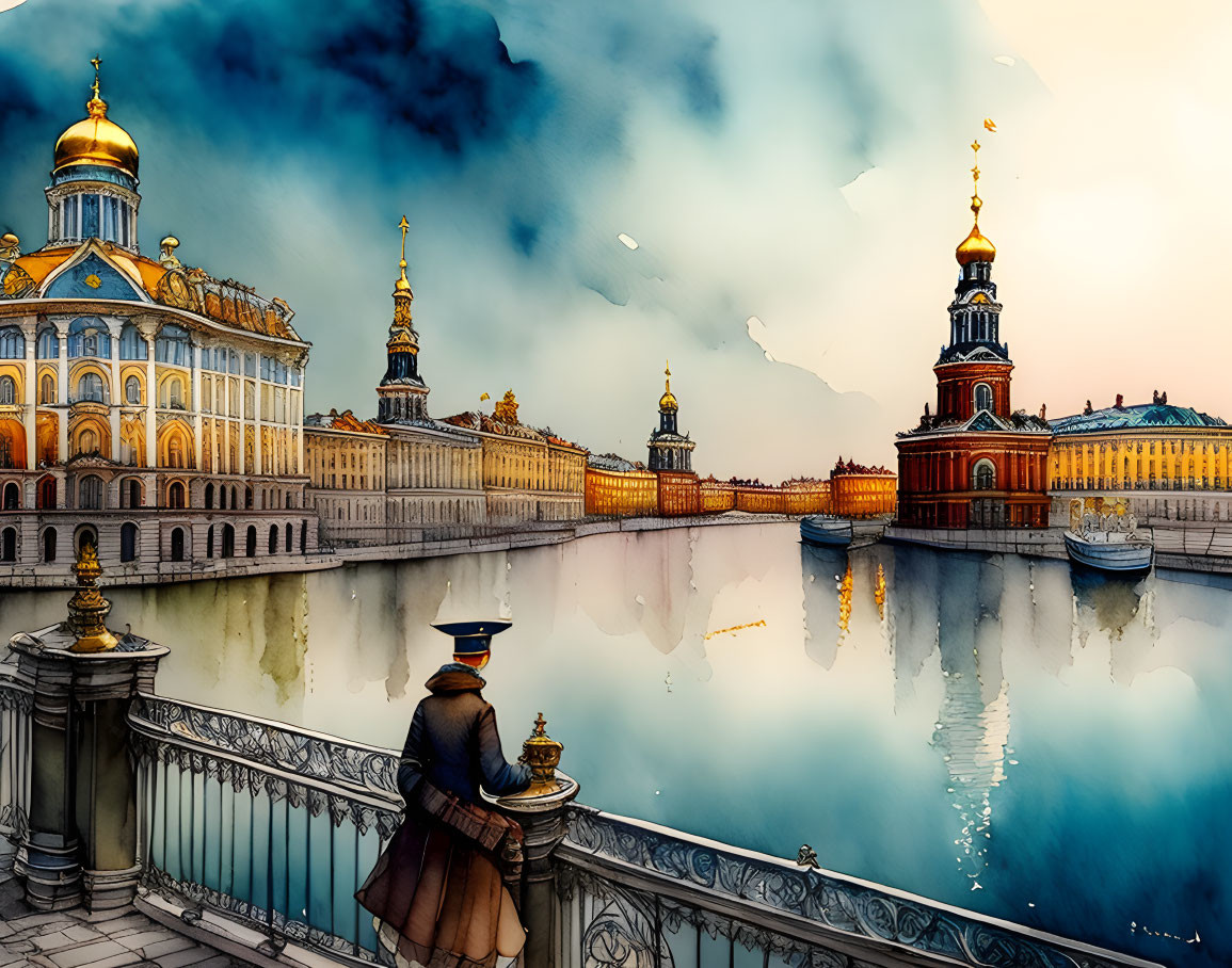Saint-Petersburg in watercolors