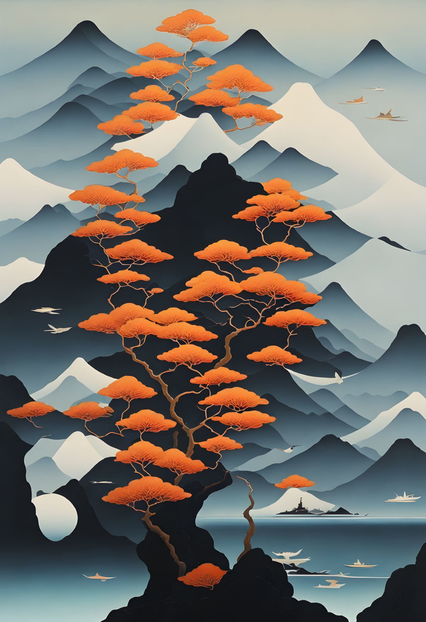 Japanese mountains