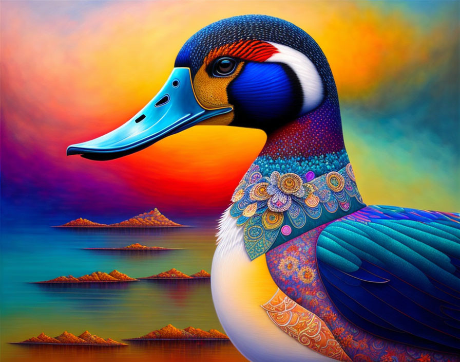  Patchwork Pacific Duck
