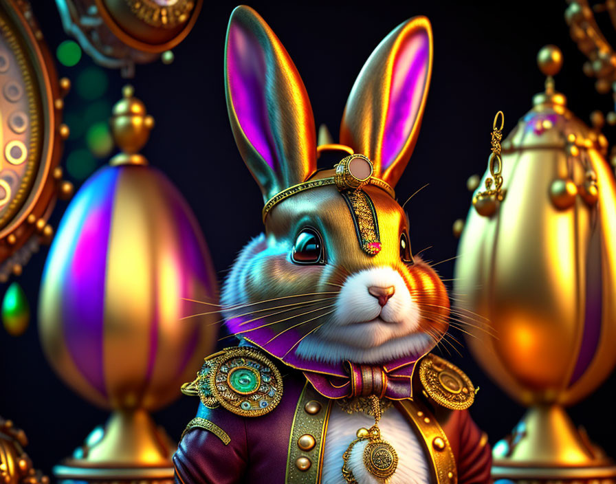 Steampunk easter bunny