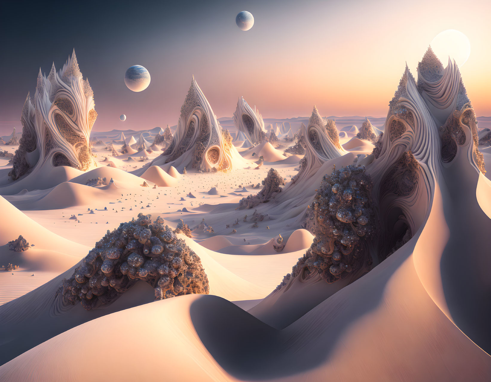 Biomorphic desert