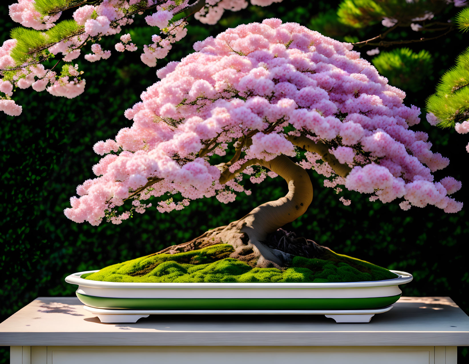 Relaxing bonsai