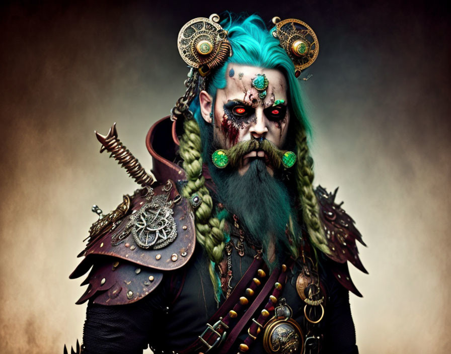 Steampunk Viking Zombie