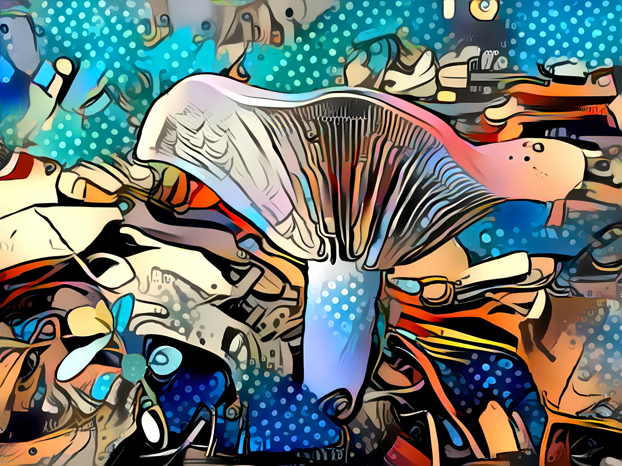 Pop up mushroom 