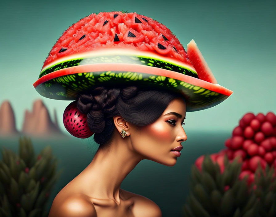 Watermelon head