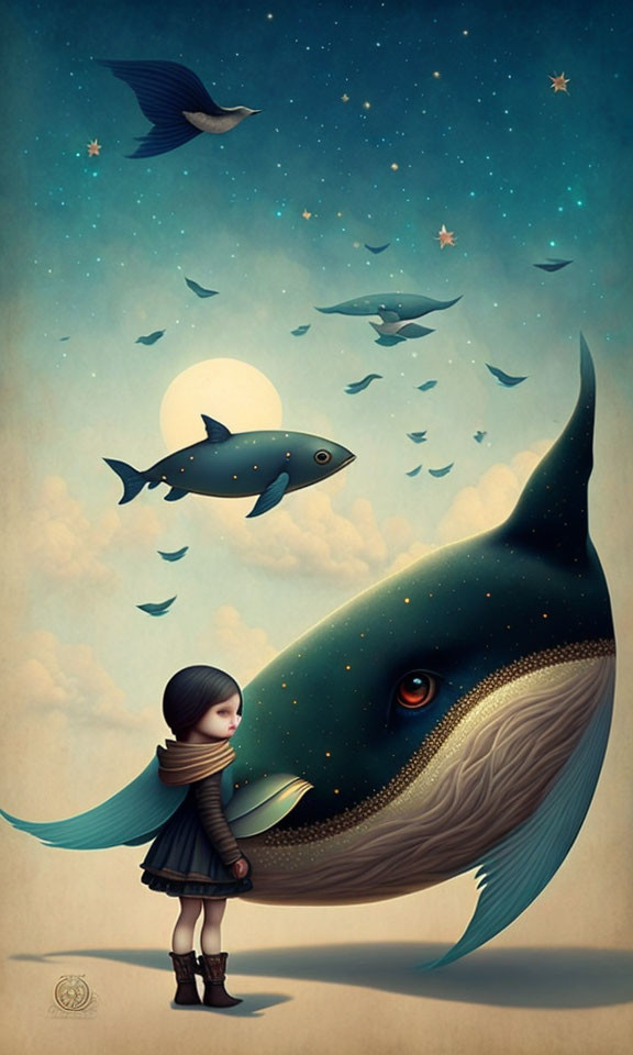 Girl and whale -08