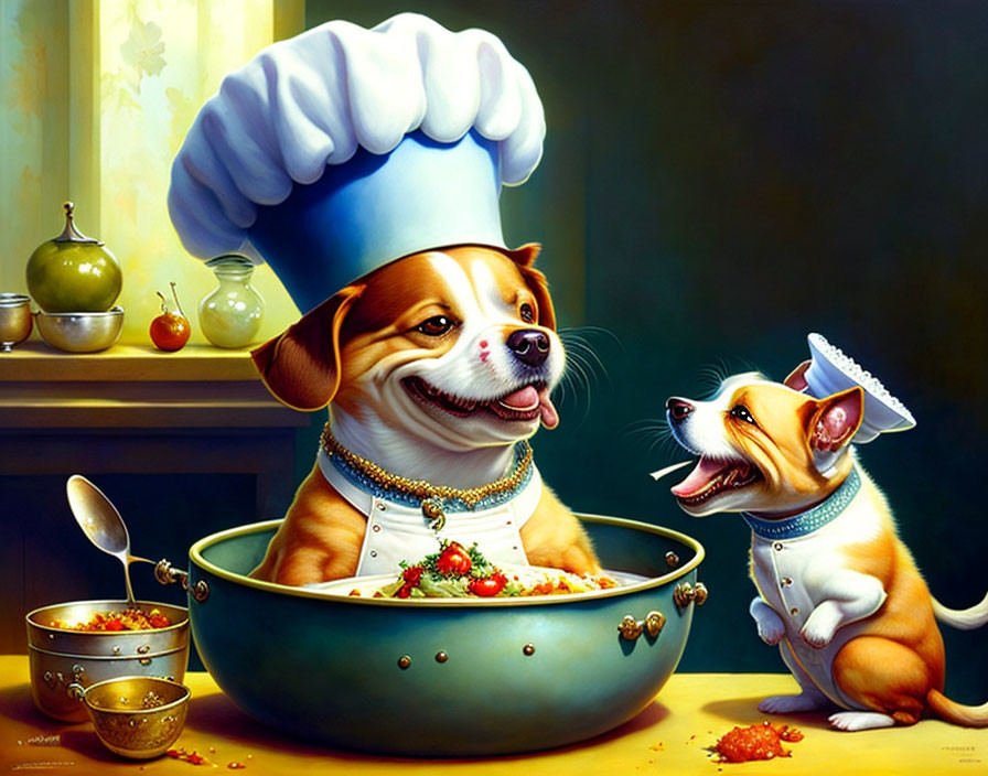 Dog's cooking