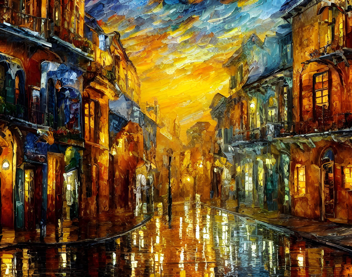 Evening in the Street