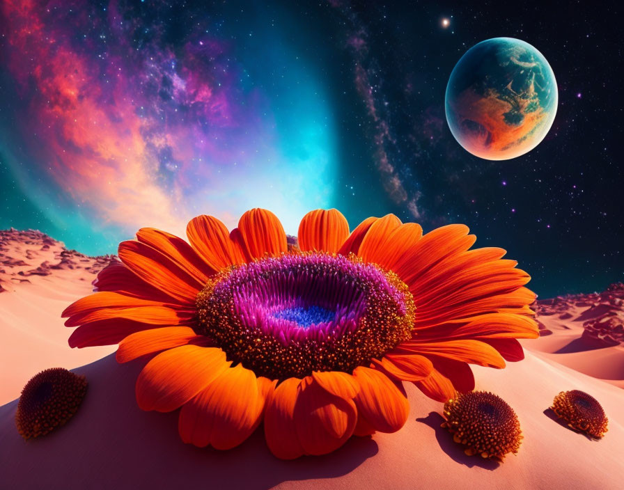 Flowers on the planet Mars