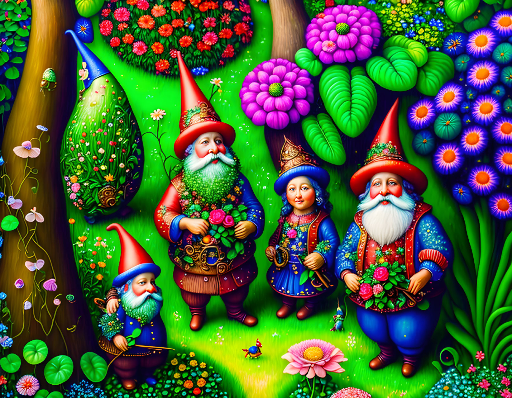 Gnome Family Portrait