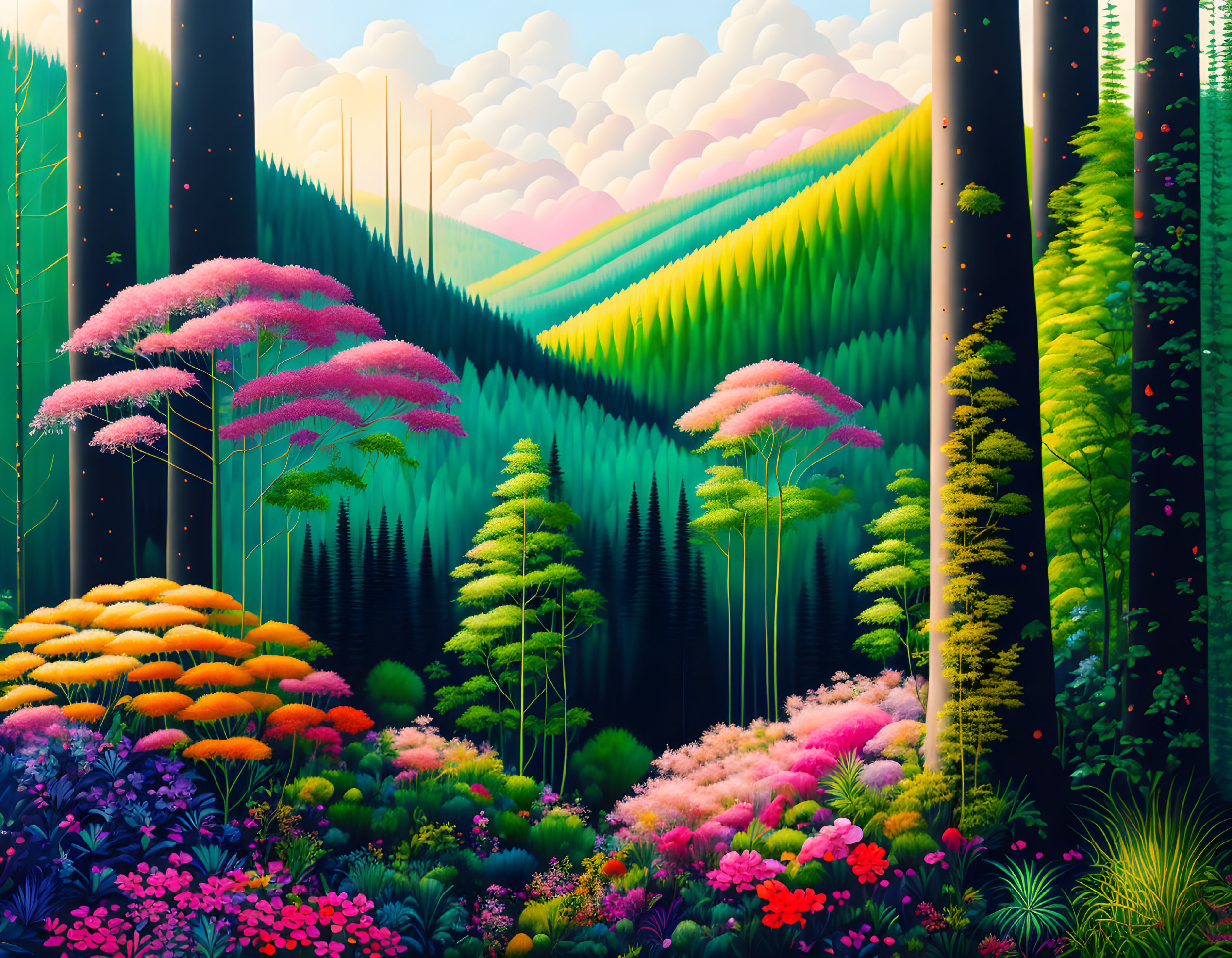 Blooming Forest