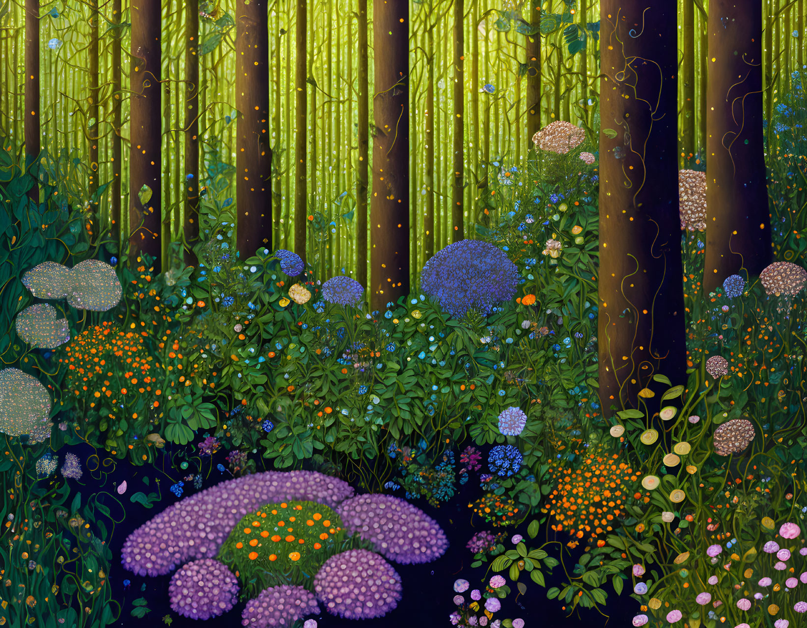 Forest Floral Paradise
