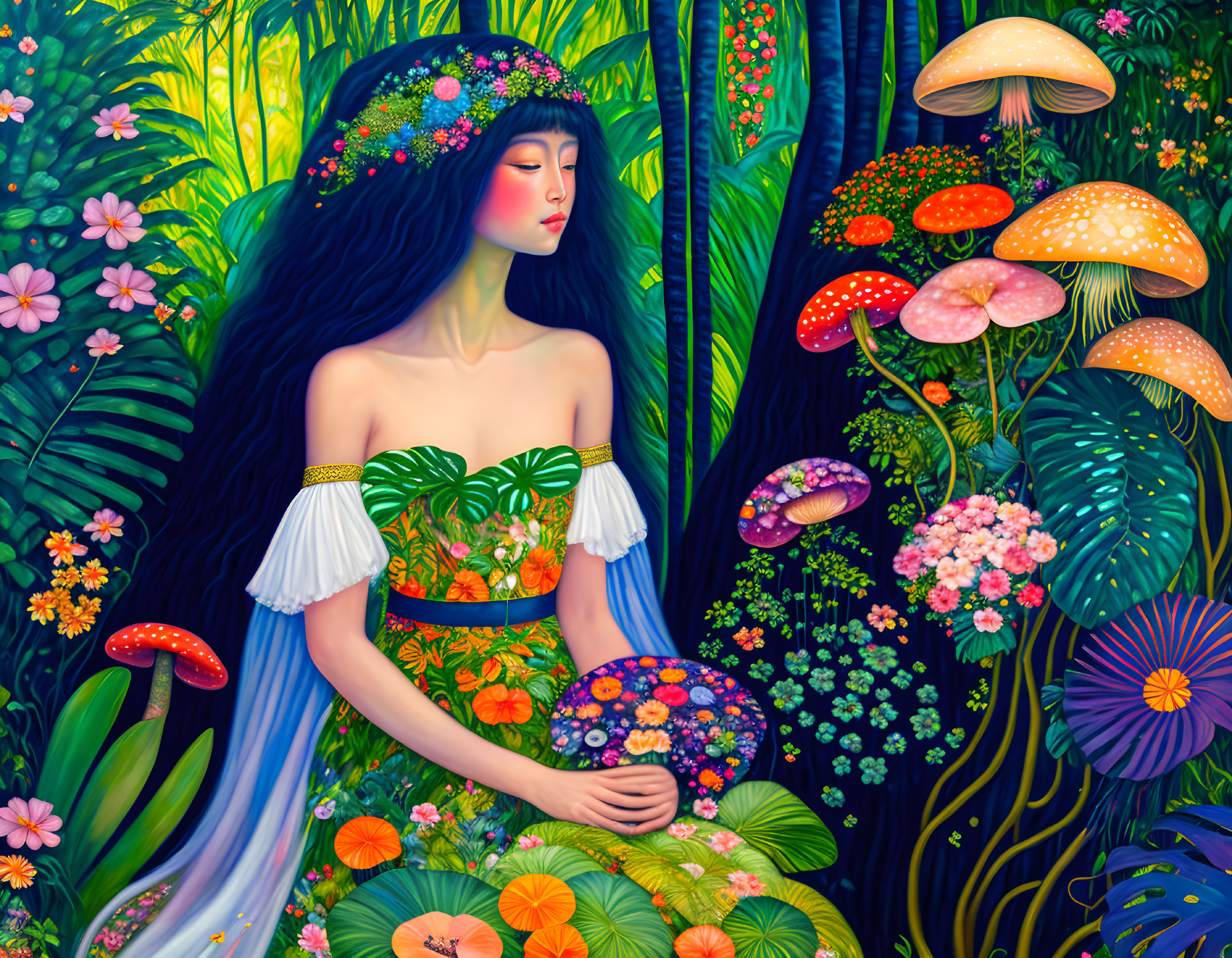 Rainforest Princess at Dusk