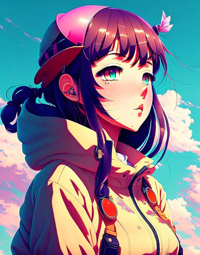 Cute Anime lofi girl