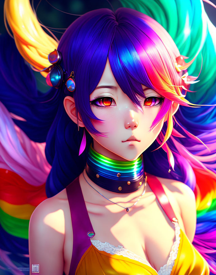 Cute Rainbow girl
