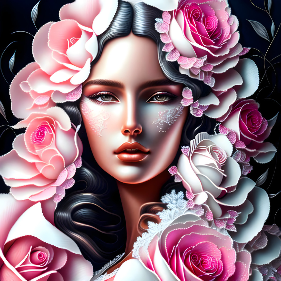 Queen of pink roses