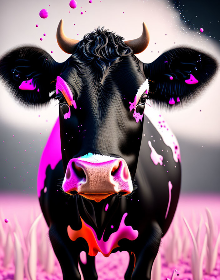 Pink cow