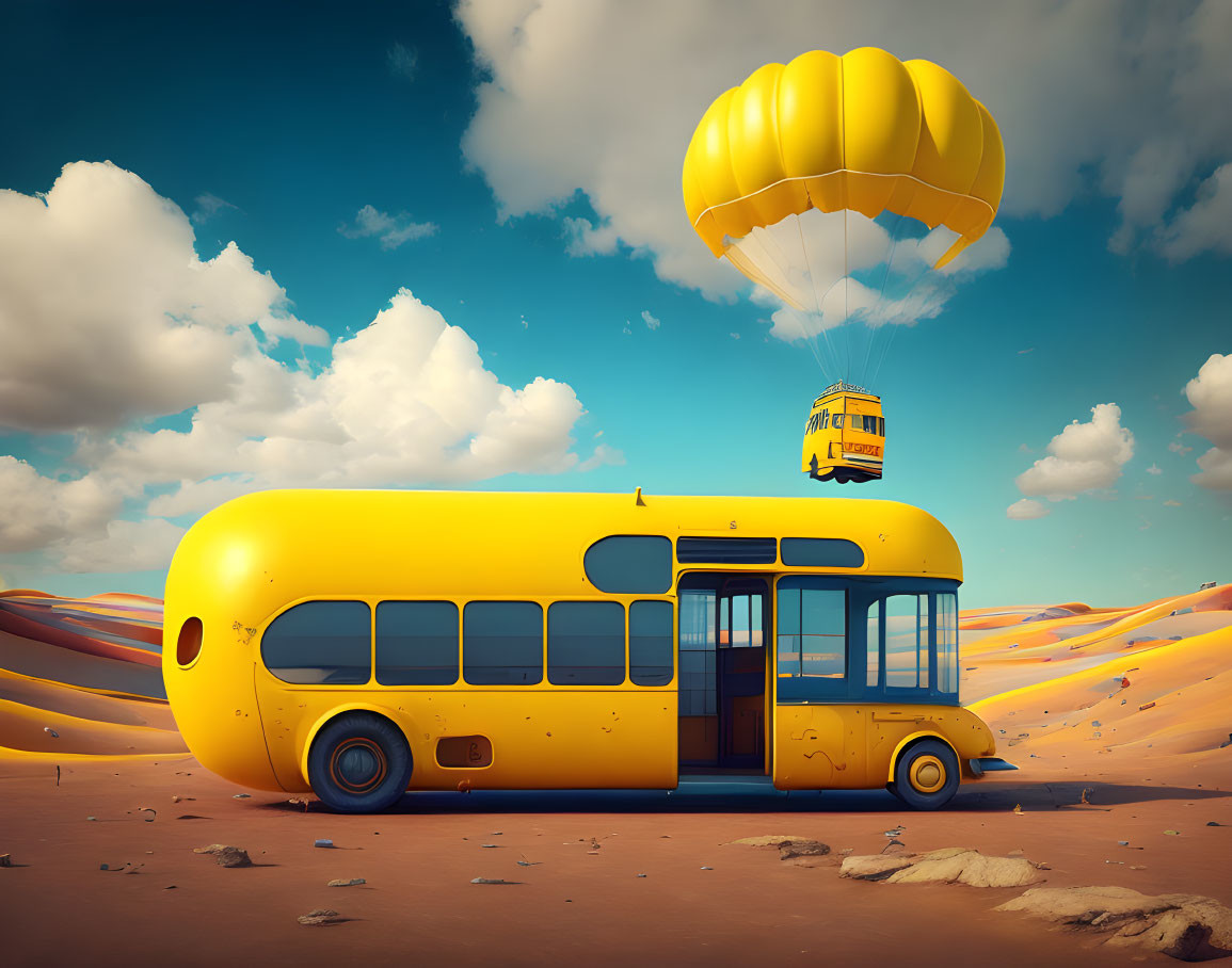 Magical yellow school bus