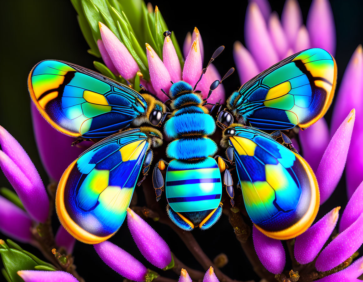  blue banded bee
