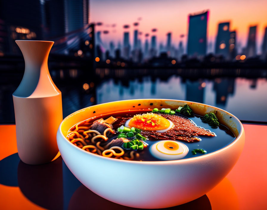 A hot bowl of Ramen in Tokyo