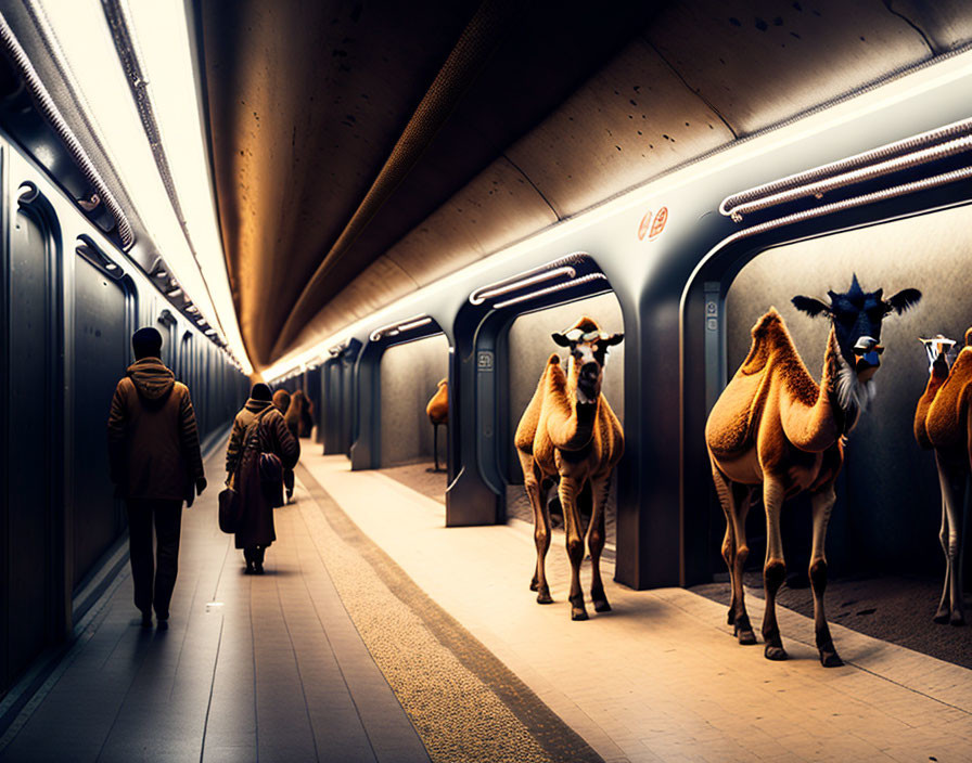 Camels in the subway