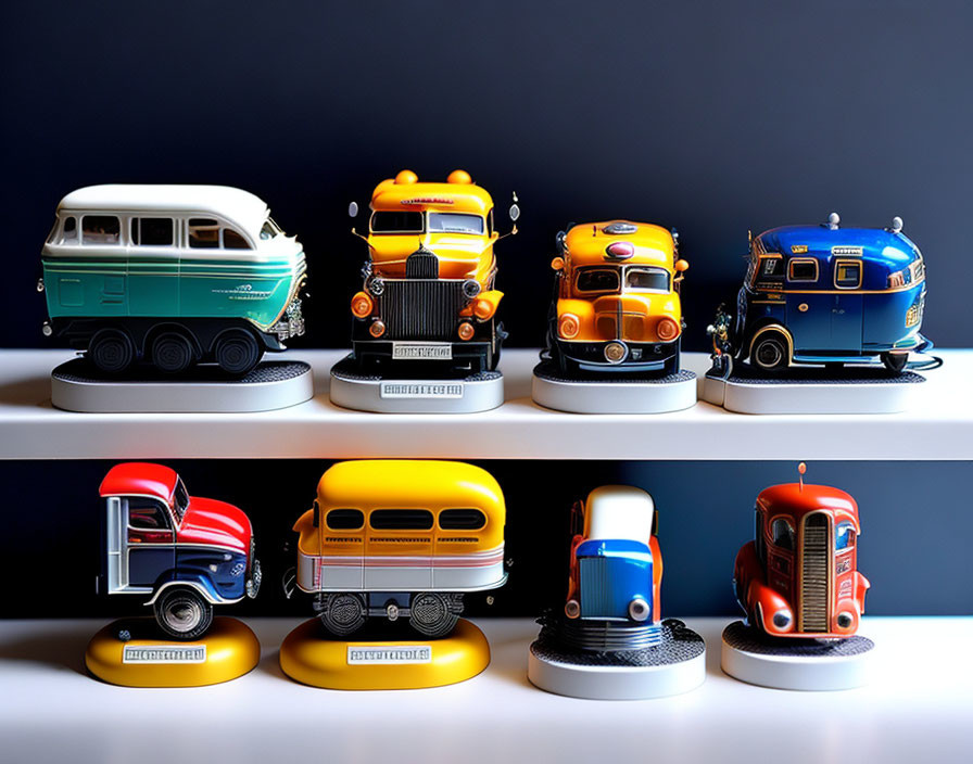 Collection of die cast miniatures.