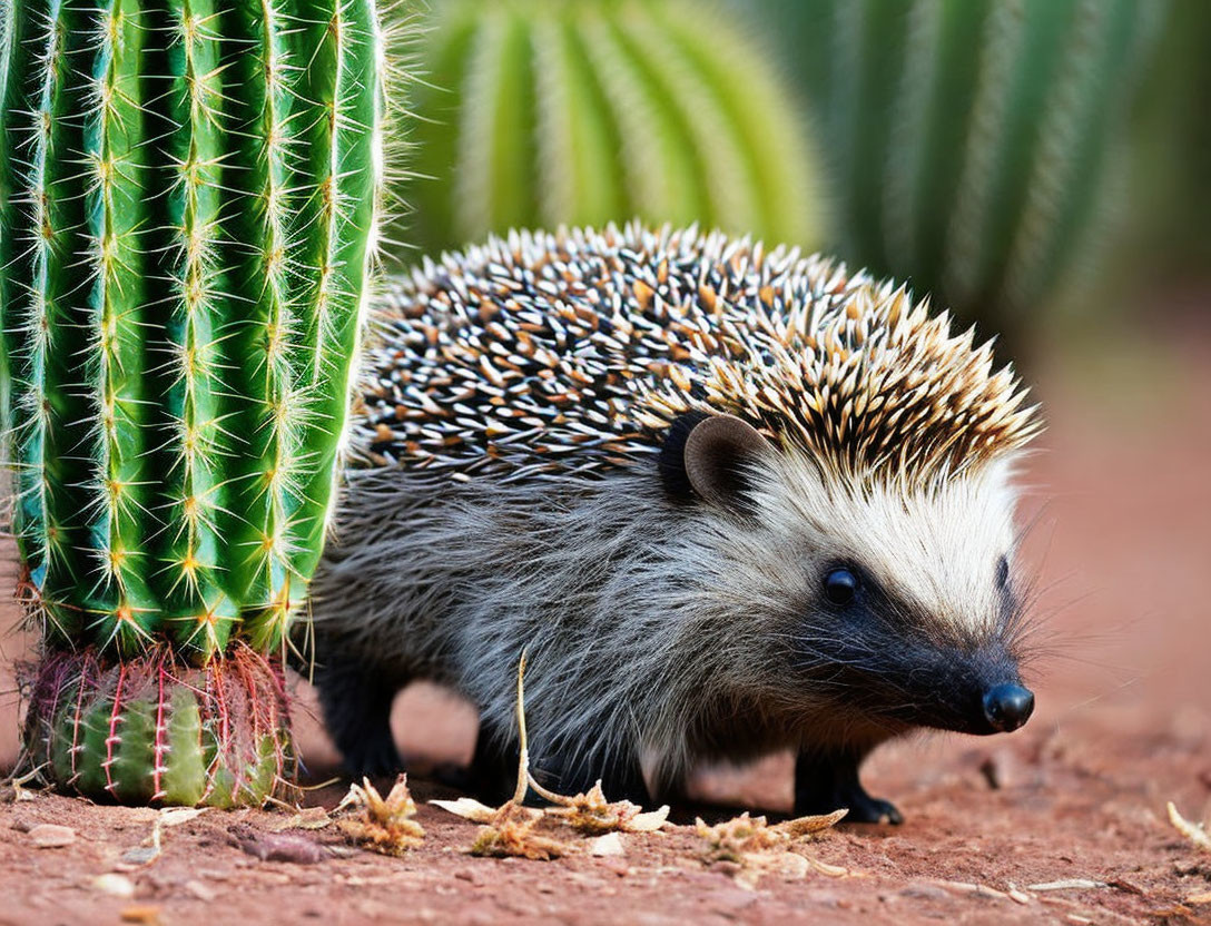 hedgehog & cactus, no style