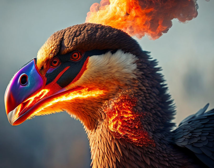 fire breathing goose