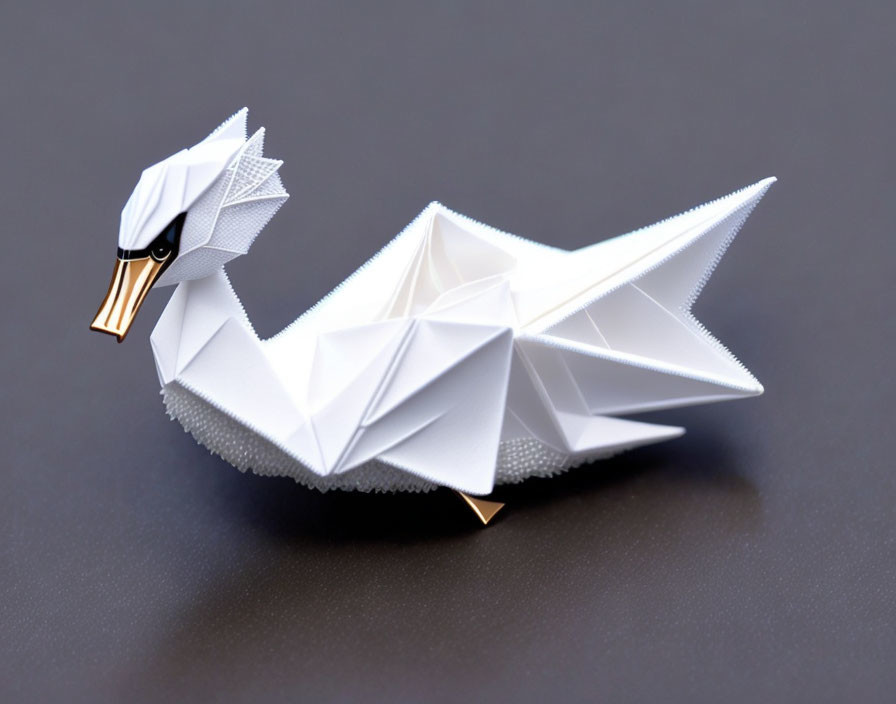 Micro Origami: Swan [White] 