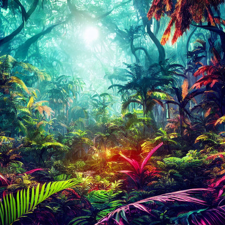 Alien tropical forest